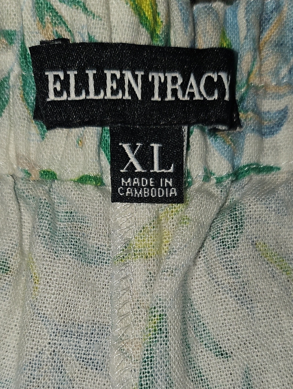 Ellen Tracy Pull On Linen Blend Skort Green  XL - Picture 7 of 12
